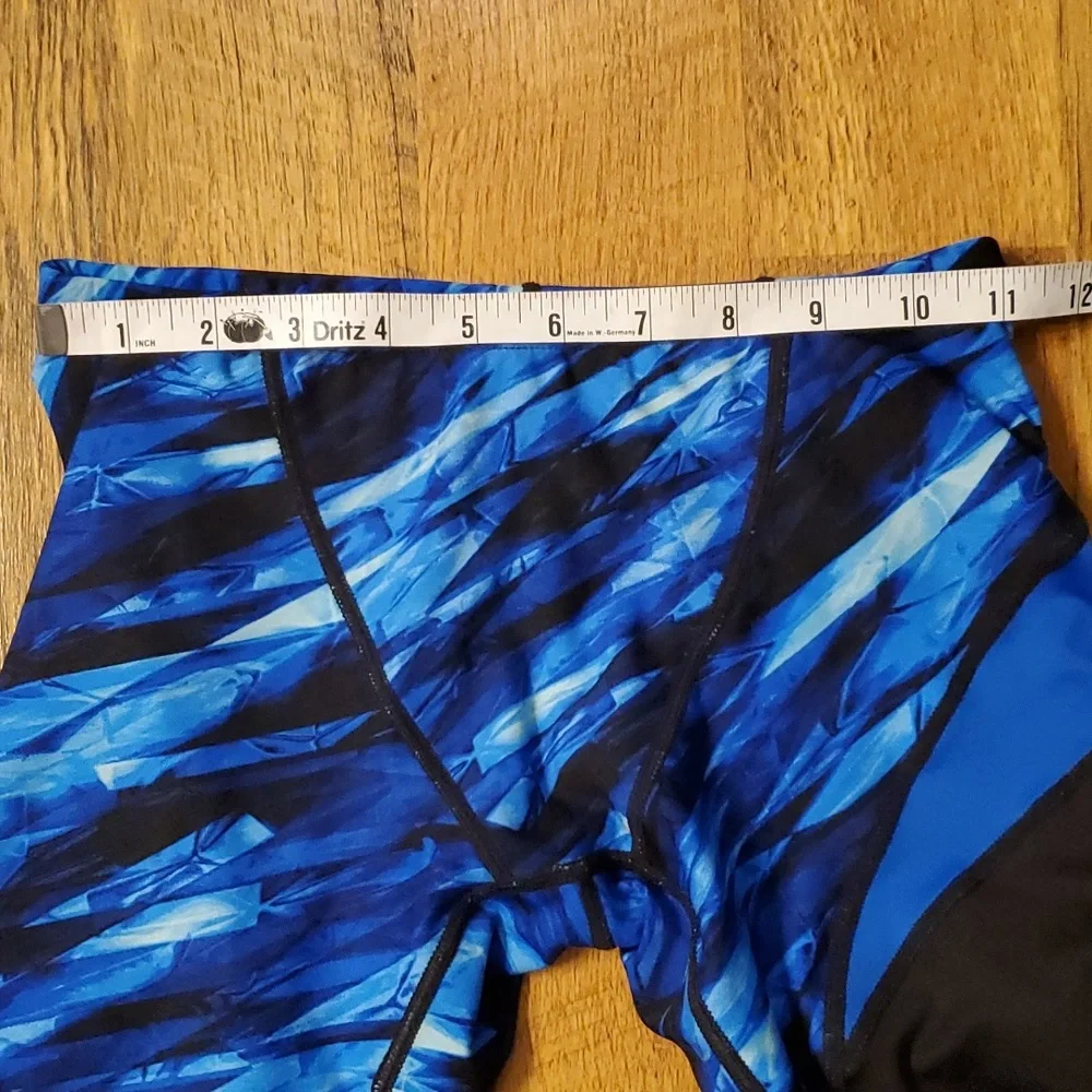 TYR Boys Vitric Wave Jammer‎ Blue Competition Swimsuit
